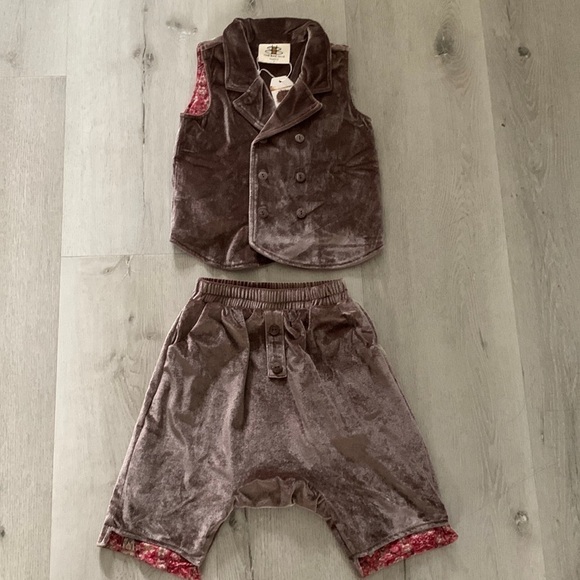 2 PCs Girls The Bae Hive Baesics Velvet tunic dress sz 5 NWT‎ blush pink - Picture 3 of 16